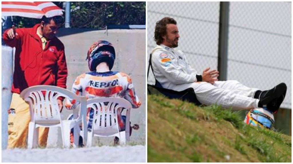 Jorge Lorenzo y Fernando Alonso