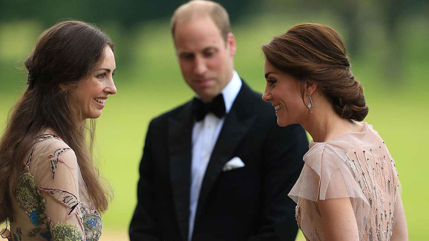 Rose Hanbury, el príncipe Guillermo y Kate Middleton en una imagen de archivo de 2016.