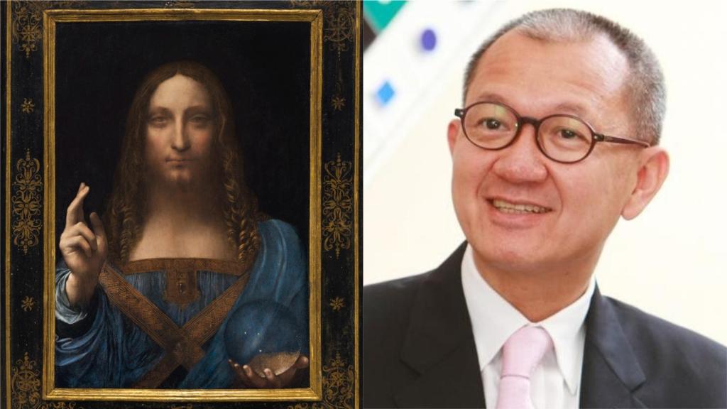 El 'Salvator Mundi' y Pierre Chen, multimillonario taiwanés.