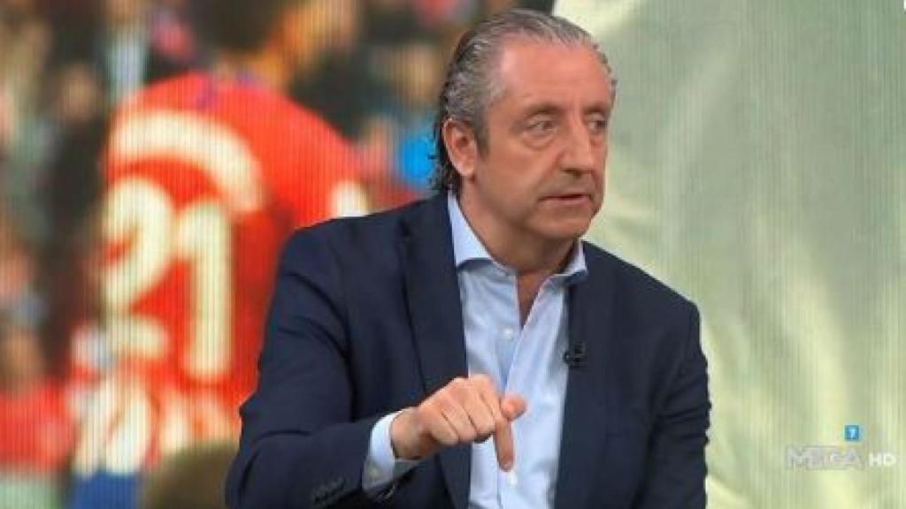 Josep Pedrerol en El Chiringuito. Foto: Twitter (@elchiringuitotv)