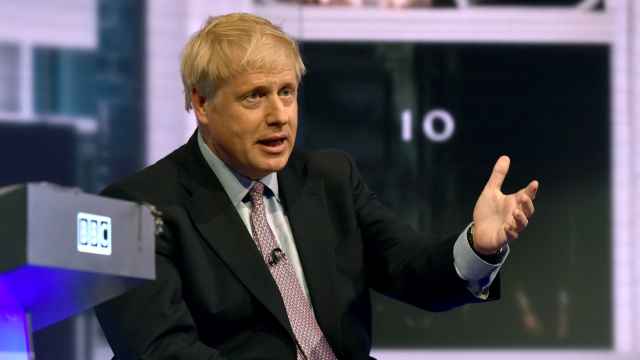 Boris Johnson en el debate de candidatos conservadores de la BBC.