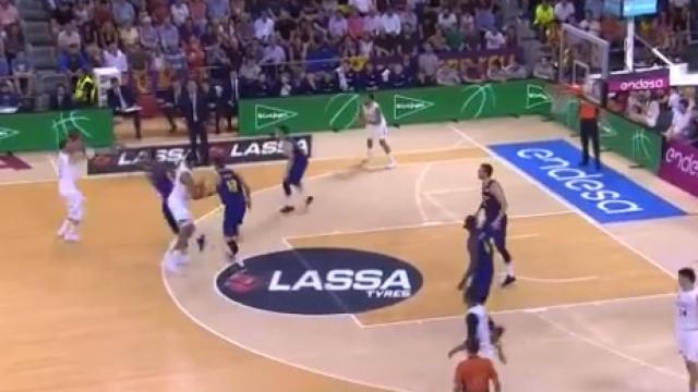 Rudy Fernández ante el Barcelona Lassa