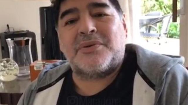 Diego Armando Maradona en Instagram