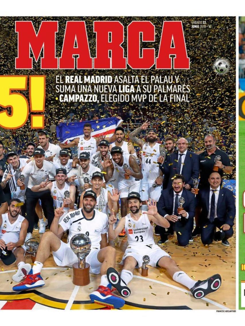 Portada diario MARCA (23/06/2019)