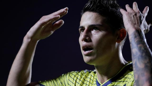 James Rodríguez, con Colombia