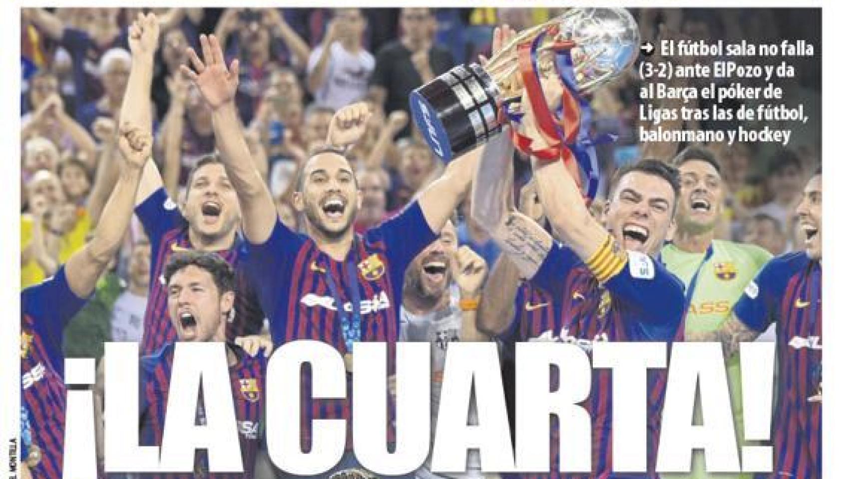 La portada del diario Mundo Deportivo (23/06/2019)