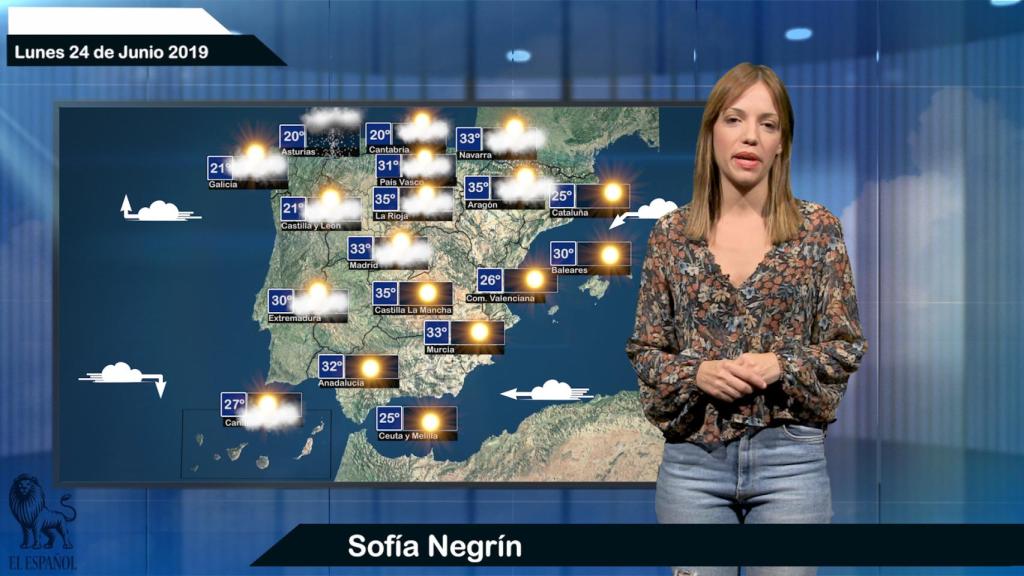 El tiempo: pronóstico para el lunes 24 de junio