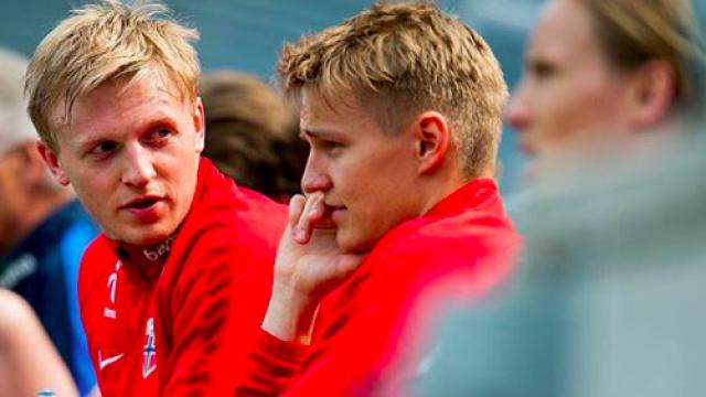 Odegaard, durante la concentración con Noruega. Foto: Instagram (@odegaard.98)