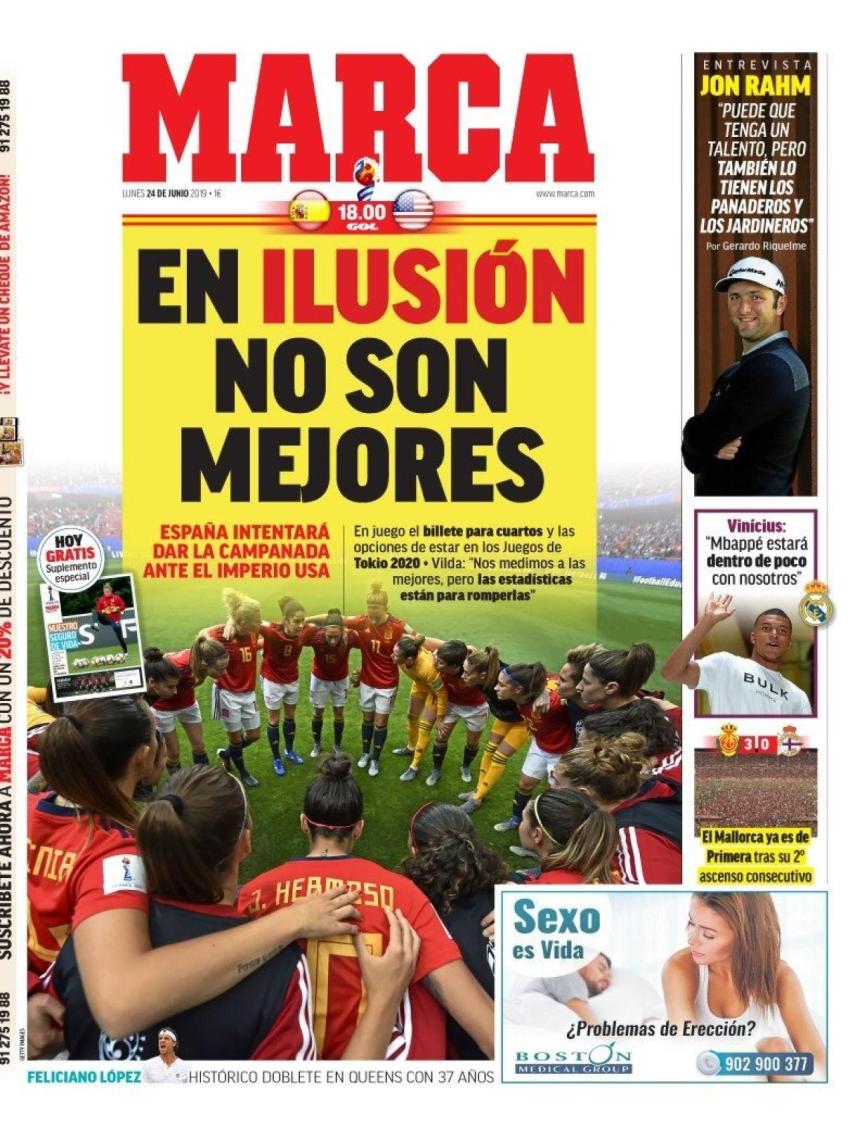 Portada diario MARCA (24/06/2019)