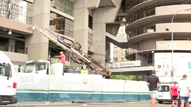 Comienzan las primeras obras del Santiago Bernabéu