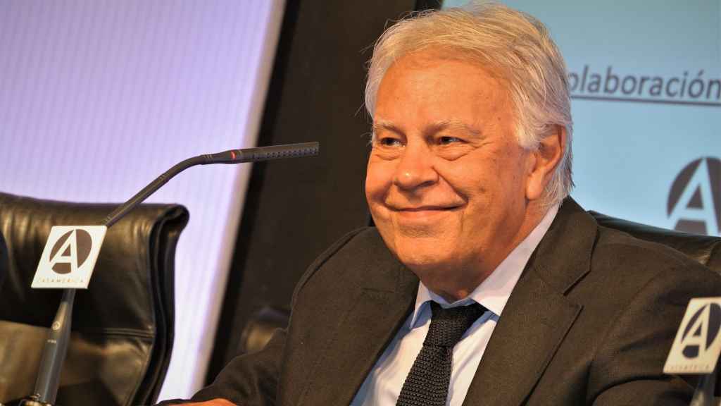 Felipe González, expresidente del Gobierno, en el XII Foro Atlántico.