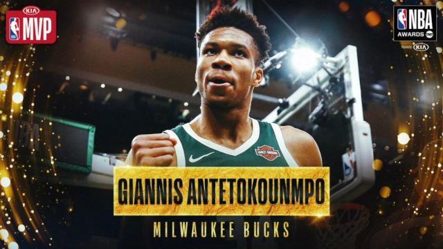 Antetokounmpo, elegido MVP de la NBA.