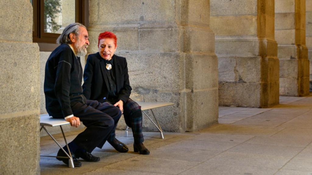 Isidoro Valcárcel Medina y Concha Jerez en el Museo Reina Sofía. Foto: José S. Gutiérrez