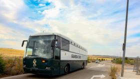 El furgón de la Guardia Civil con los presos del procés.