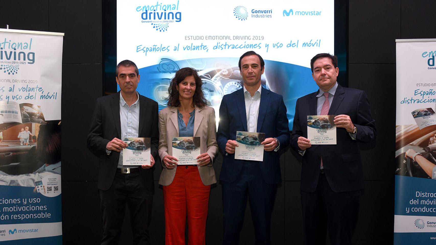 Presentación del estudio ‘Españoles al volante, distracciones y uso del móvil’.