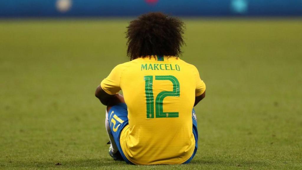 Marcelo, con la selección brasileña