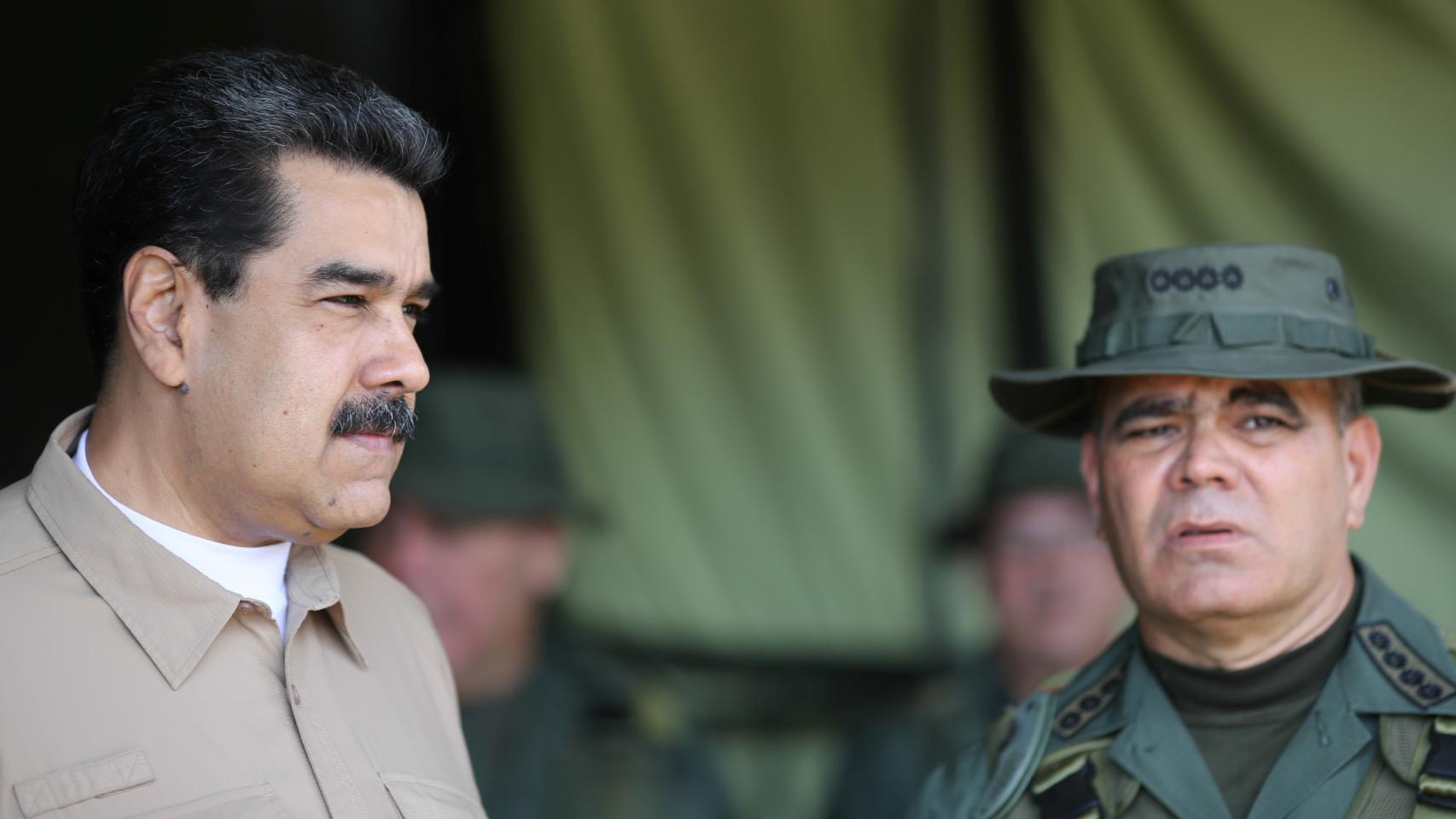 Maduro y el ministro de Defensa, Vladimir Padrino, en una imagen de archivo