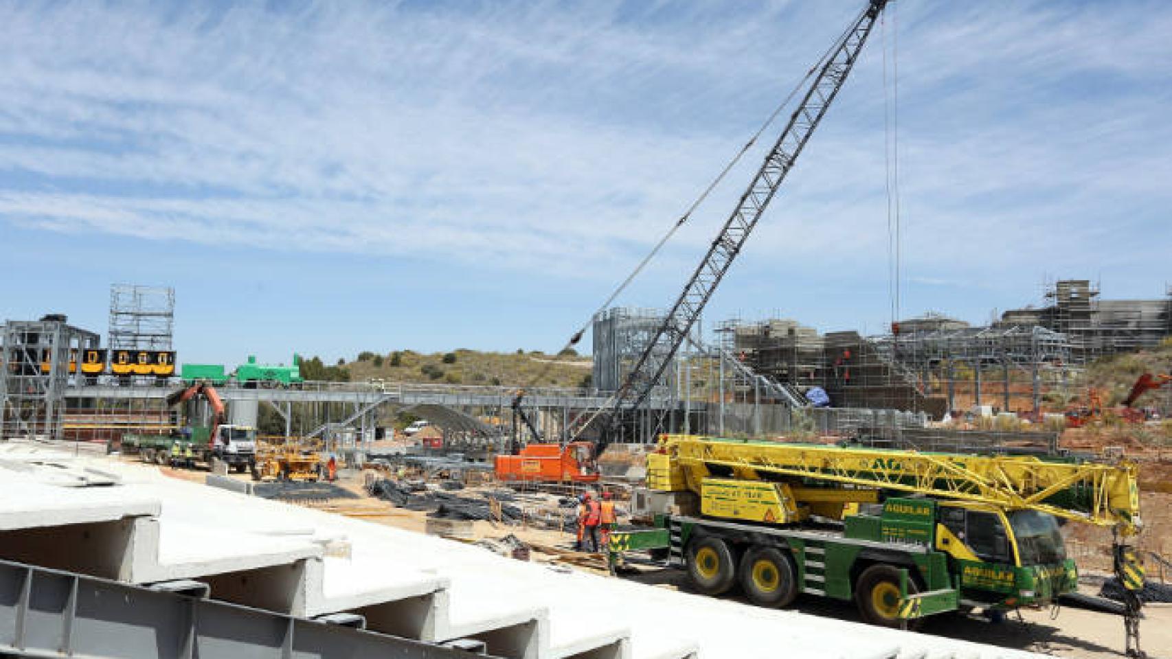 Las obras del parque temático Puy du Fou en Toledo