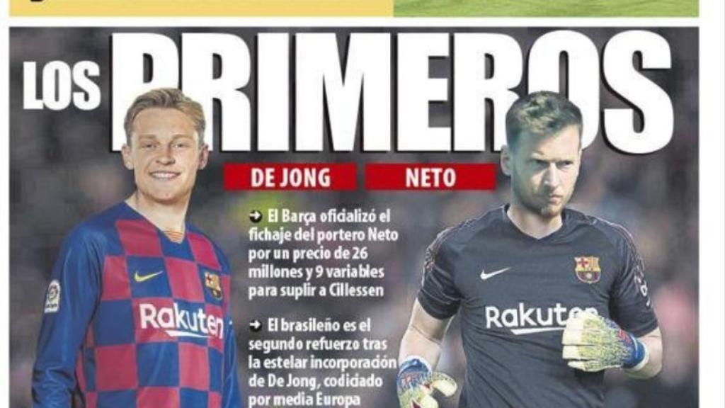 La portada del diario Mundo Deportivo (28/06/2019)