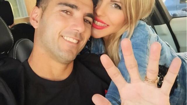 José Antonio Reyes y Noelia López en una imagen de su Instagram.