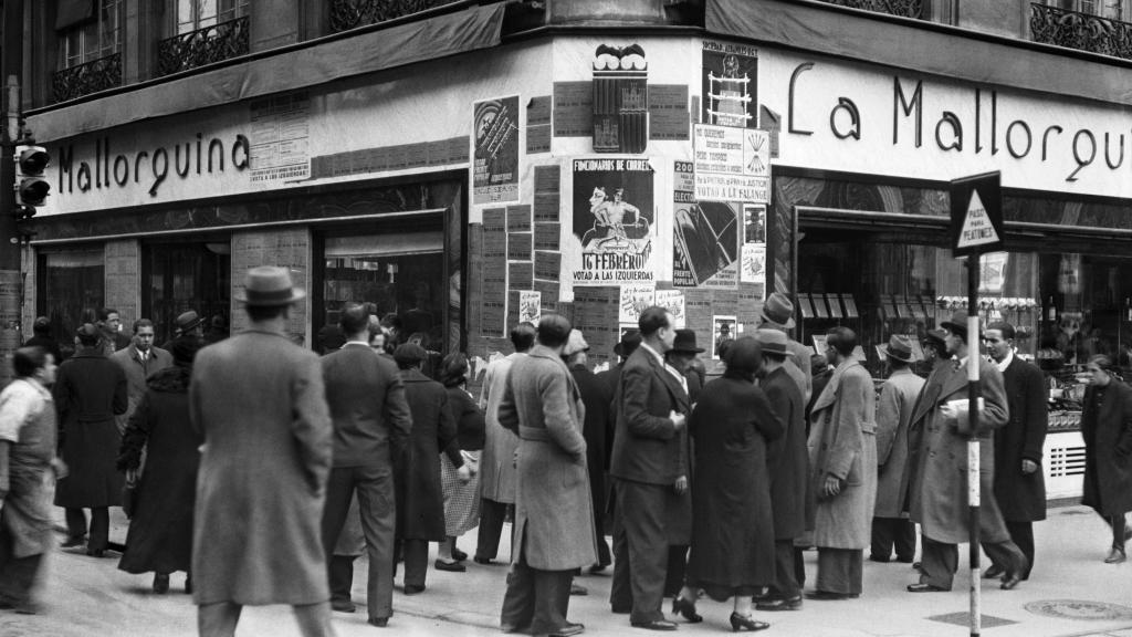 Fachada de La Mallorquina en 1936.