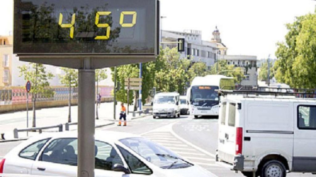 Un termómetro en Sevilla