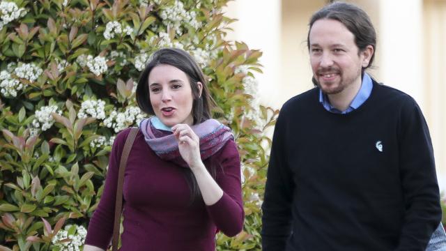 Irene Montero y Pablo Iglesias.