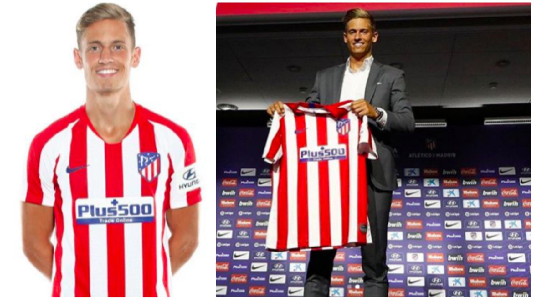 Marcos Llorente, presentado con el Atlético de Madrid