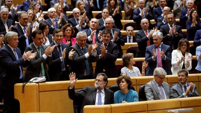 El Senado autoriza la aplicación del artículo 155./