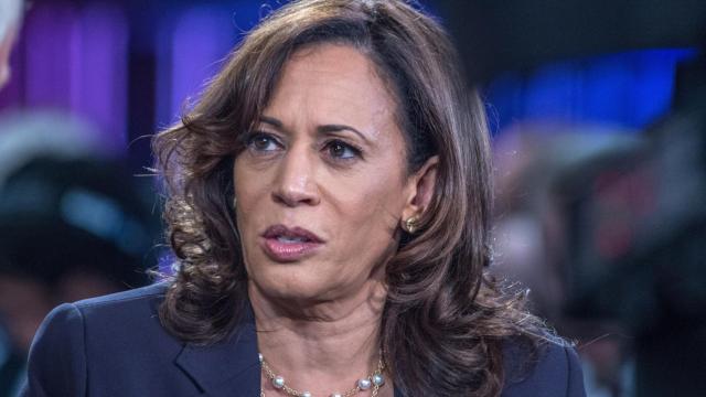 Kamala Harris durante el debate.