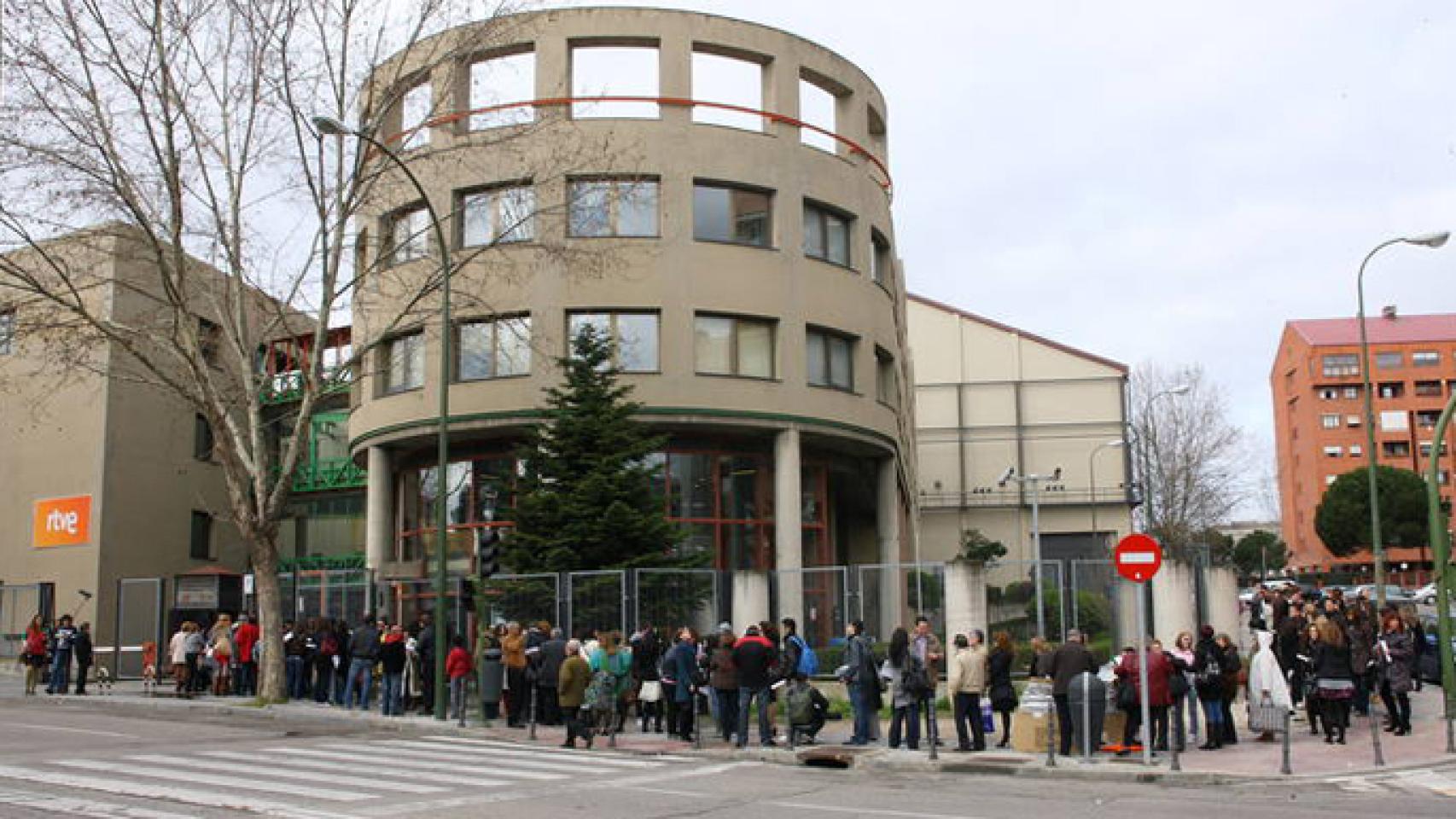 Los Estudios Buñuel a pleno rendimiento antes de su demolición