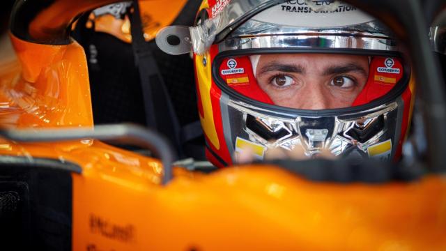 Carlos Sainz en los entrenamientos del GP de Austria