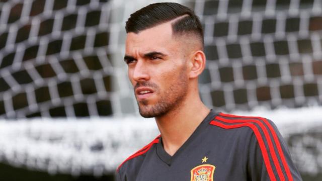 Dani Ceballos, en un entrenamiento de la Selección. Foto: Twitter (@DaniCeballos46)