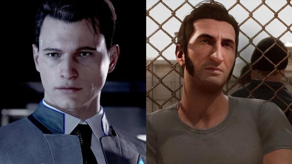 Dos de los protagonistas de Detroit: Become Human y A Way Out