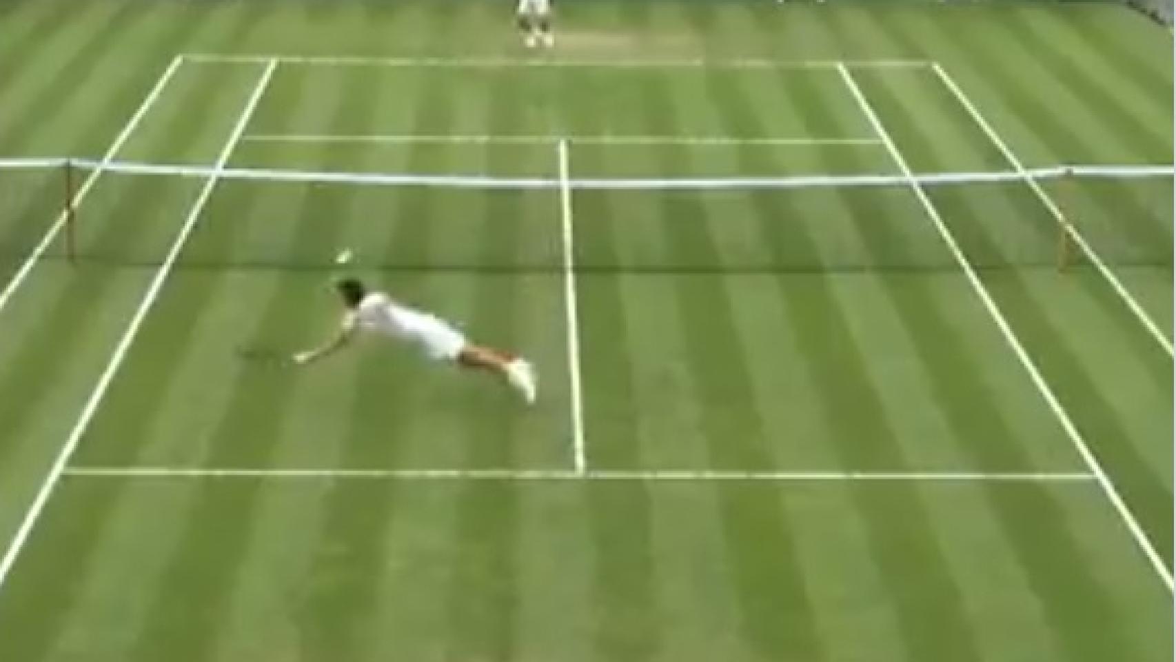 Pablo Cuevas, en Wimbledon