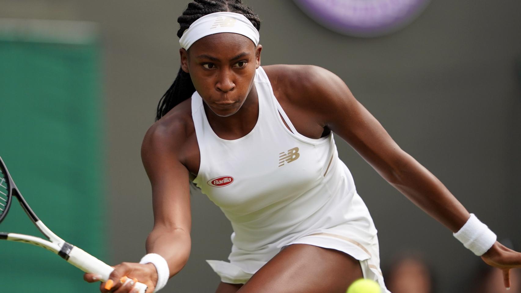 Cori 'Coco' Gauff, en Wimbledon 2019