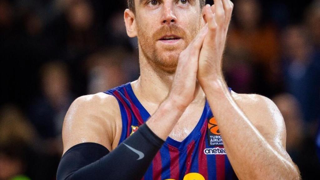 Victor Claver con el Barça Lassa. Foto: Twitter (@Victor_Claver)