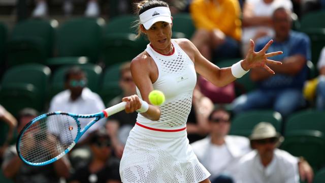 Garbiñe Muguruza, en Wimbledon 2019