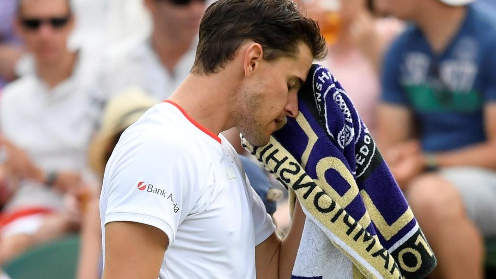 Dominic Thiem, en Wimbledon 2019