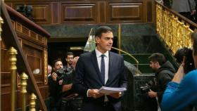 Pedro Sánchez en el Congreso.