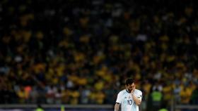 Messi, tras acabar el partido ante Brasil