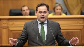 Paco Núñez, este miércoles en el debate de investidura de las Cortes de Castilla-La Mancha