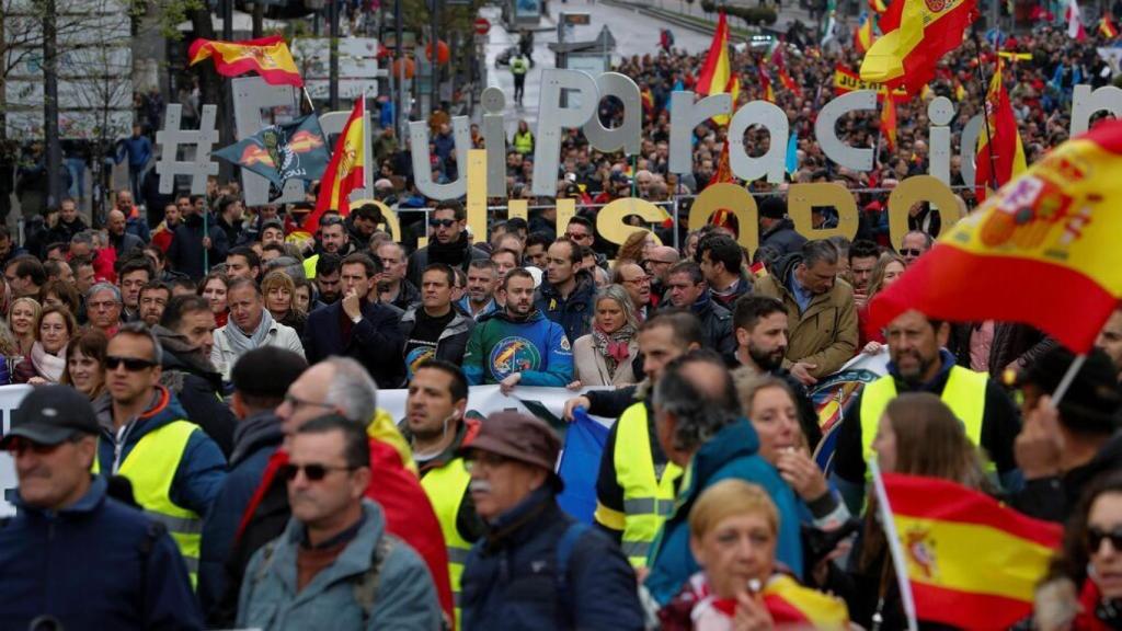 Imagen de archivo de una manifestación de Jusapol.