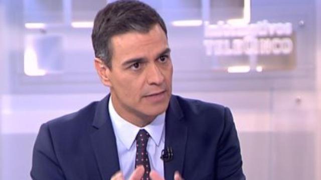 Sánchez este jueves en Telecinco