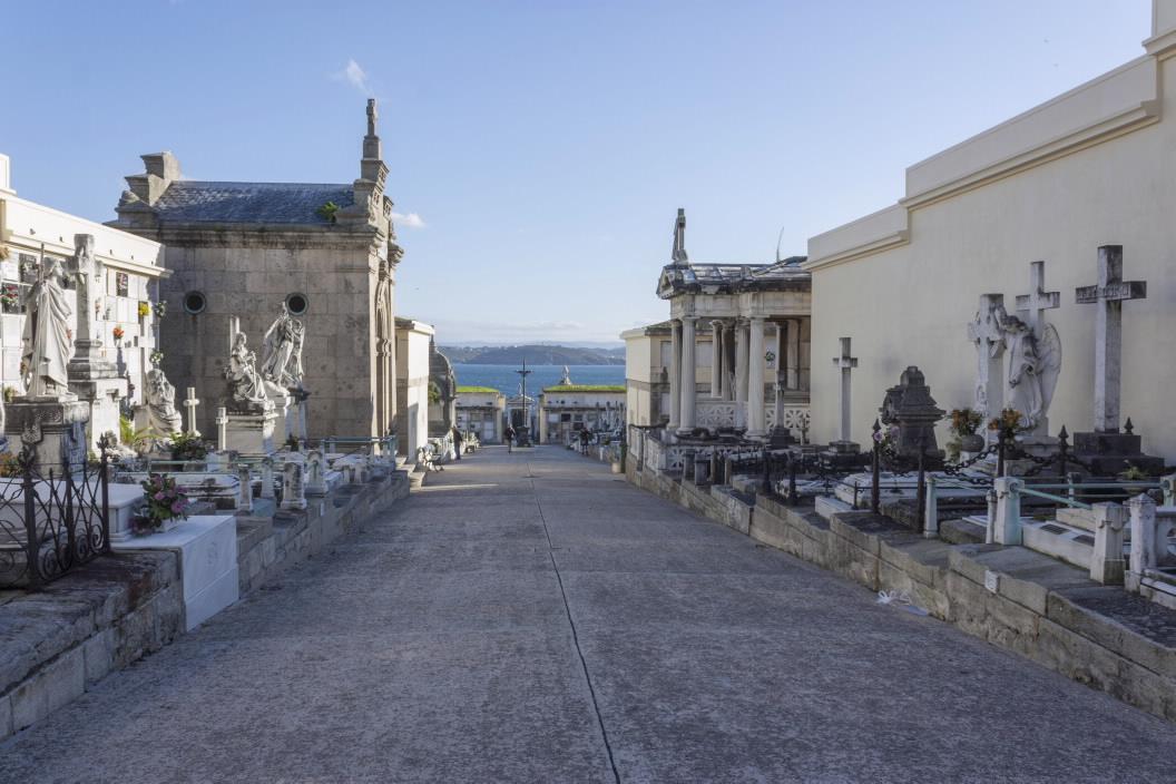 Uno de los cementerios con mejores vistas, frente al Atlántico (Turismo de Galicia)