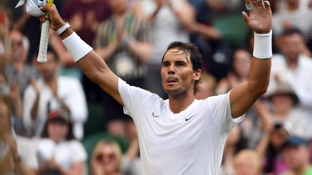 Nadal tras ganar a Kyrgios