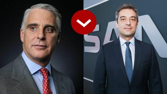 A LOS LEONES: Andrea Orcel  y Genís Alonso (Nissan)