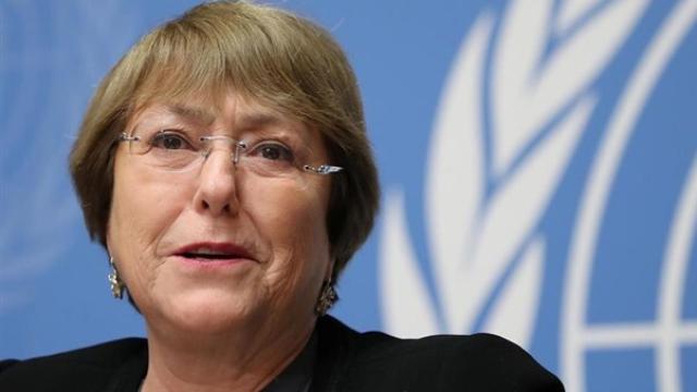 La Alta Comisionada de la ONU para los Derechos Humanos, Michelle Bachelet.