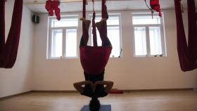 #CoruñaSecreta Aeroyoga: Yoga por los aires