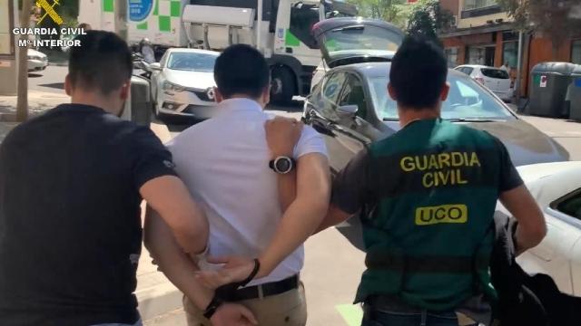 J.A.F., detenido por la Guardia Civil.